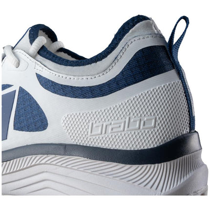 Brabo Elite Junior Hockey Shoes Navy/White 2025