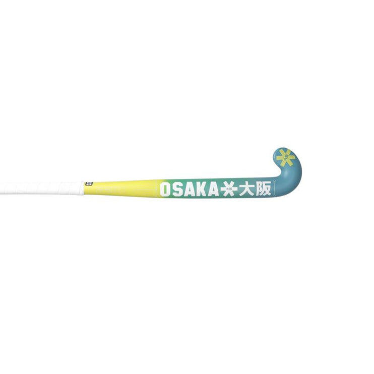 Osaka Mid Bow GF Hockey Stick Retro Blue-Shadow Lime Gradient 2025