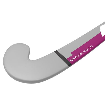 Mercian Genesis Wood 1 Plus Junior Hockey Stick Grey/Purple 2025