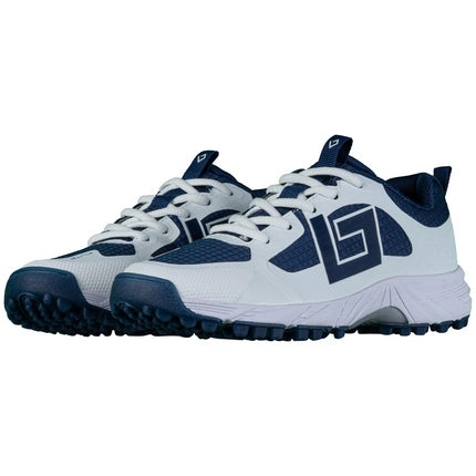 Brabo Tribute Junior Hockey Shoes Navy/White 2025
