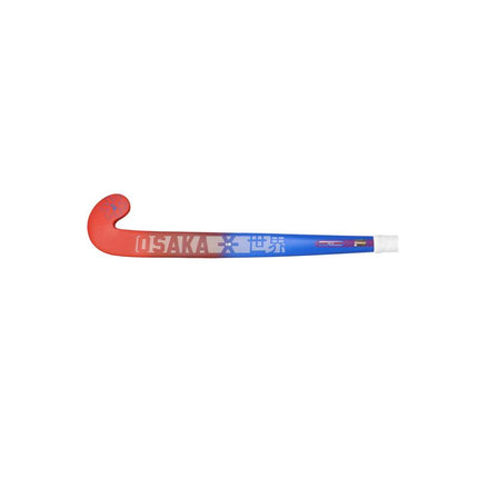 Osaka Vision WD Blue/Red Grow Bow Junior Wooden Hockey Stick 2024