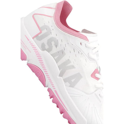 Osaka IDO Mk1 White-Pink Junior Hockey Shoes