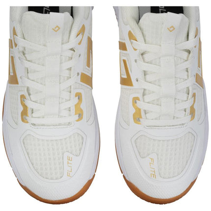 Brabo Tribute Indoor Hockey Shoes White/Gold 2026/2027
