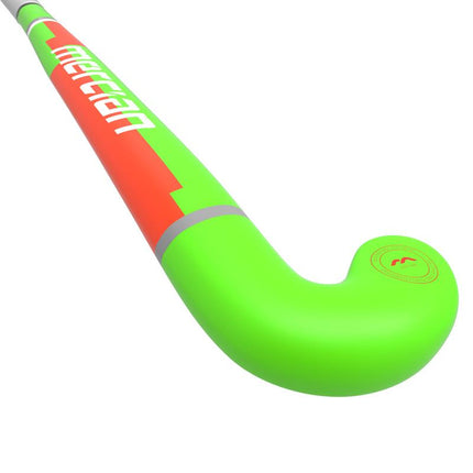 Mercian Genesis Wood 1 Junior Hockey Stick Green/Orange 2025