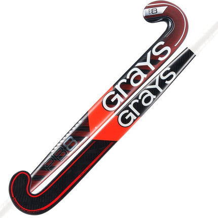 Grays PB 8 Hockey Stick Black/Hot Red 2025/2026