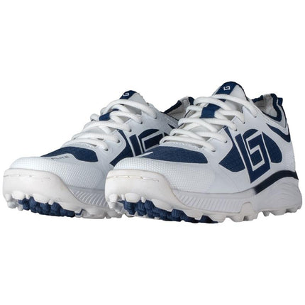 Brabo Elite Hockey Shoes Navy/White 2025