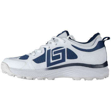 Brabo Elite Junior Hockey Shoes Navy/White 2025