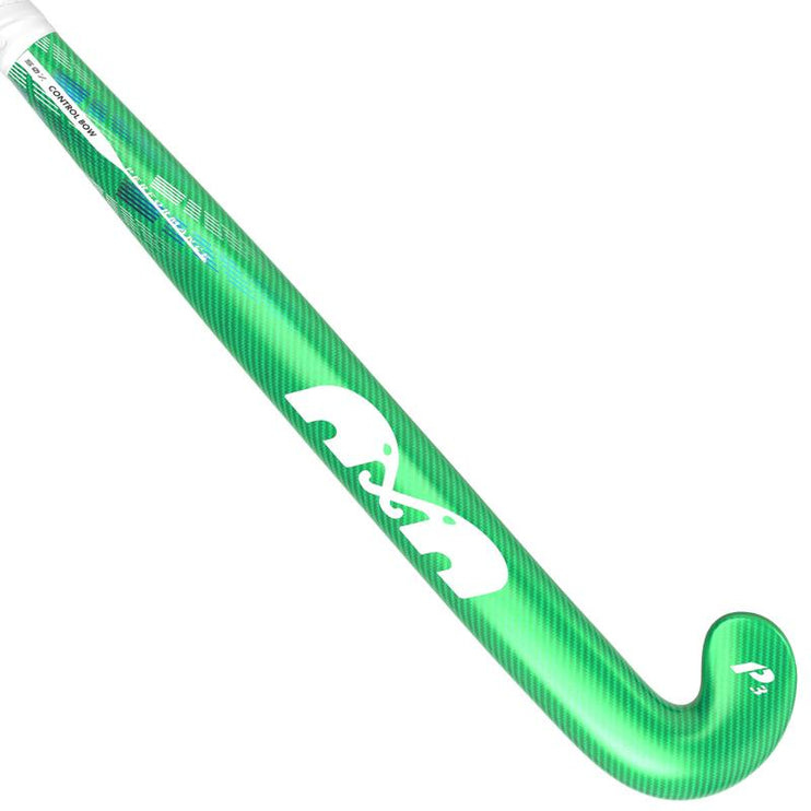 TK P3 Control Bow Hockey Stick Green/Pearl 2025