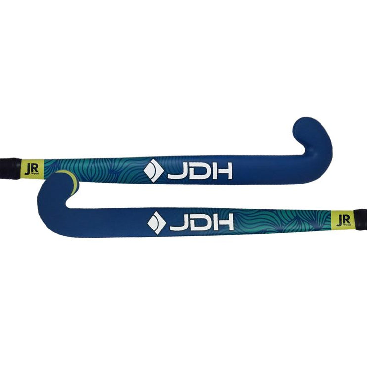 JDH X40 Junior Wooden Genesis Hockey Stick Blue 2025