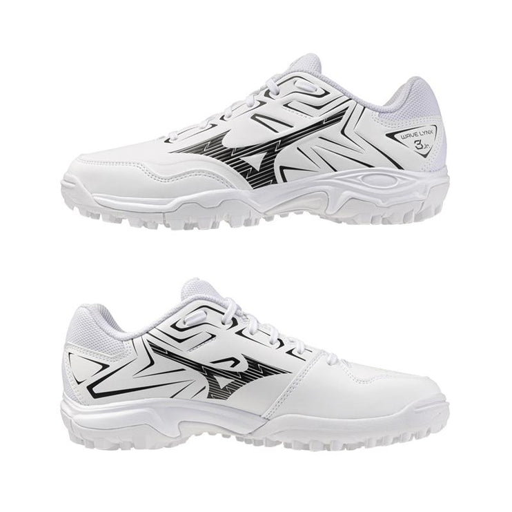 Mizuno Wave Lynx 3 Junior Hockey Shoes White/Black 2026/2027