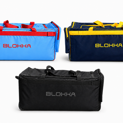 Blokka Hockey Goalkeeping Stand Up Wheelie Bag | Massive 206L capacity with upright support.