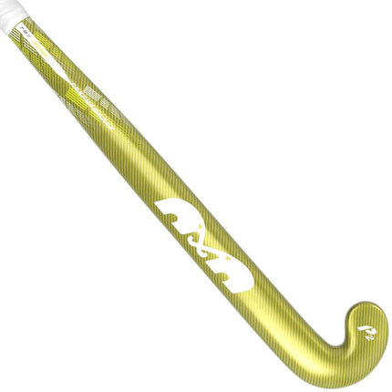 TK P2 Late Bow Hockey Stick Neon Yellow/Pearl 2025