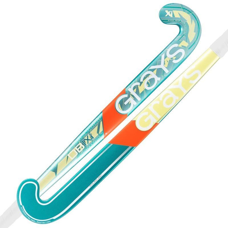 Grays DB1Xi Indoor Hockey Stick 2026/27 - Composite indoor stick with Dynabow profile and Micro head in the 2026 graphic style