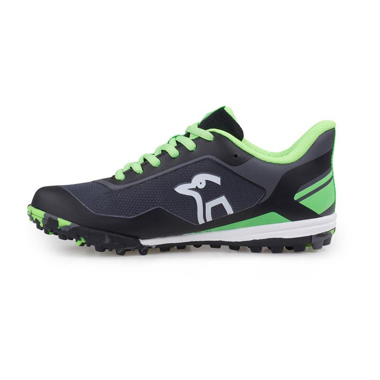 Kookaburra Orbit Junior Hockey Shoes Black/Lime 2024