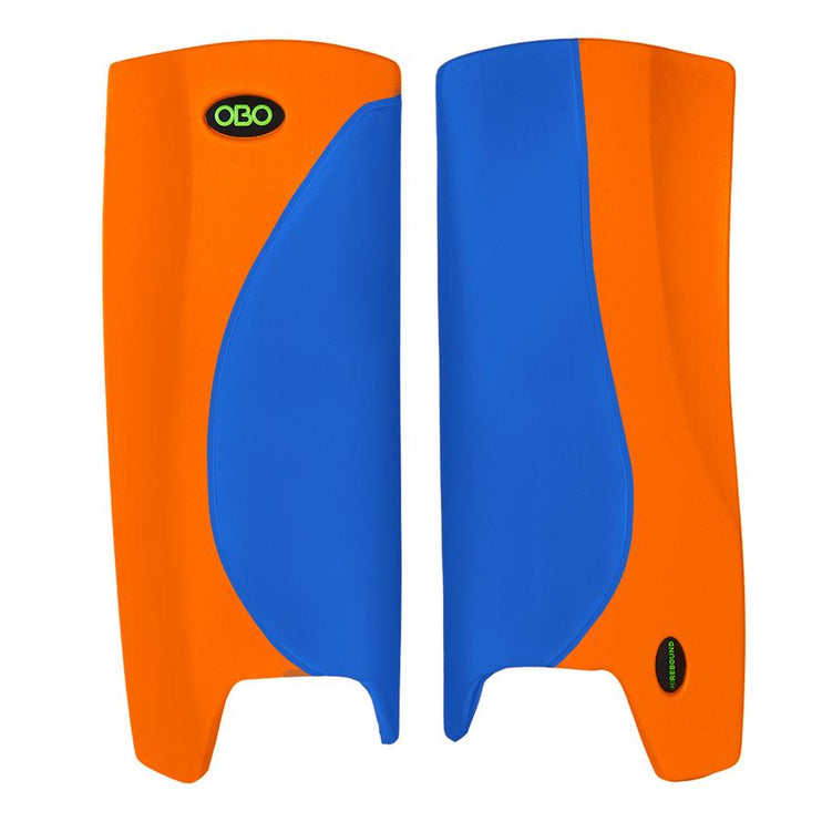 OBO Robo Hi-Rebound Leg Guards Blue/Orange