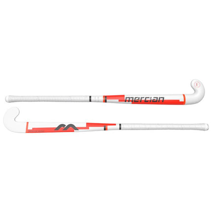 Mercian Genesis FG100 Fibreglass Junior Hockey Stick White/Red 2025