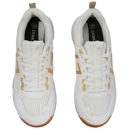 Brabo Tribute Indoor Hockey Shoes White/Gold 2026/2027