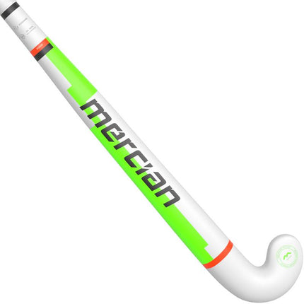 Mercian Genesis FG100 Fibreglass Junior Hockey Stick White/Green 2025