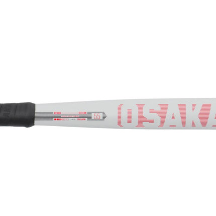 Osaka Vision 55 Pro Bow Hockey Stick White/Red 2024