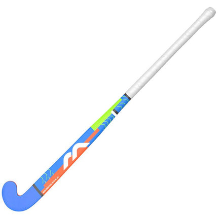 Mercian Genesis CF5 Pro Bend Junior Hockey Stick Royal/Orange 2025