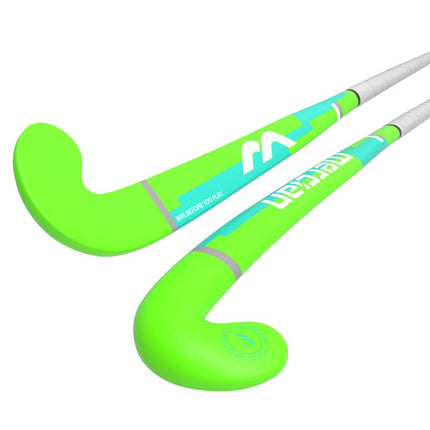 Mercian Genesis Wood 1 Junior Hockey Stick Green/Aqua 2025