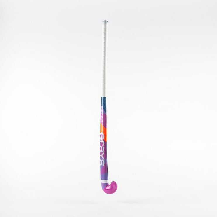 Grays Riptide Ultrabow MC Junior Wooden Hockey Stick Pink/Blue 2024