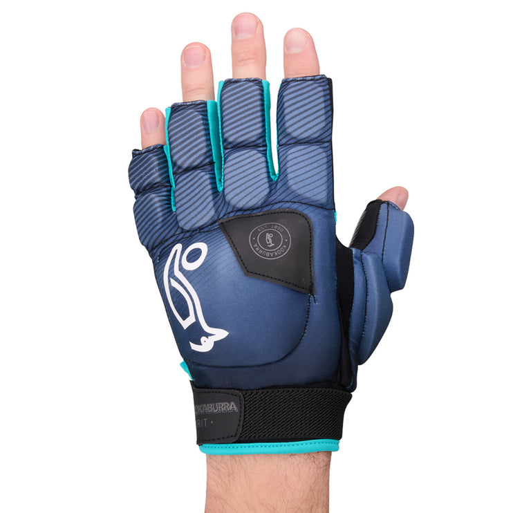 Kookaburra Spirit Plus Left Hand Hockey Glove Grey/Teal 2025