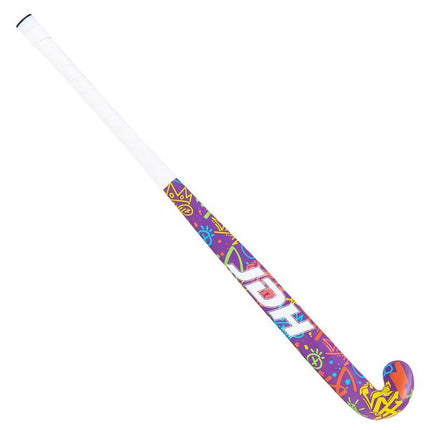 JDH Junior Graffiti Wooden Hockey Stick Purple 2022