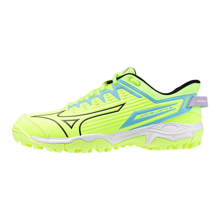 Mizuno Wave Lynx 2 Lime Junior Hockey Shoes 2024