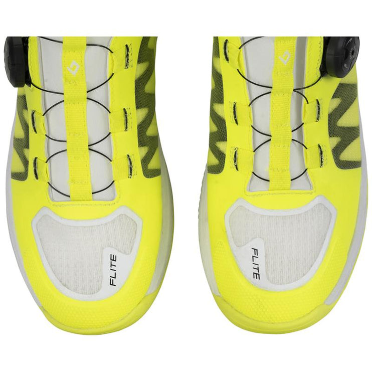 Brabo Elite Lime/White QuickLock Junior Hockey Shoes 2026/2027