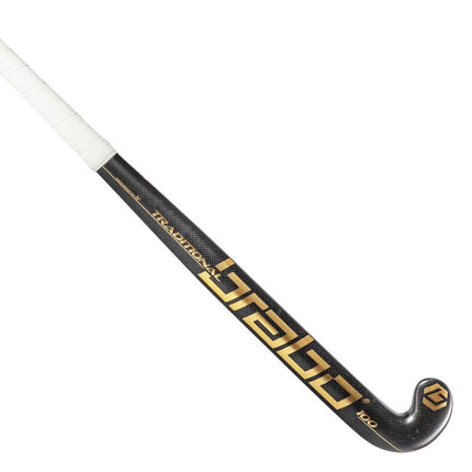 Brabo Traditional Carbon 100 ELB Hockey Stick Black/Gold 2024