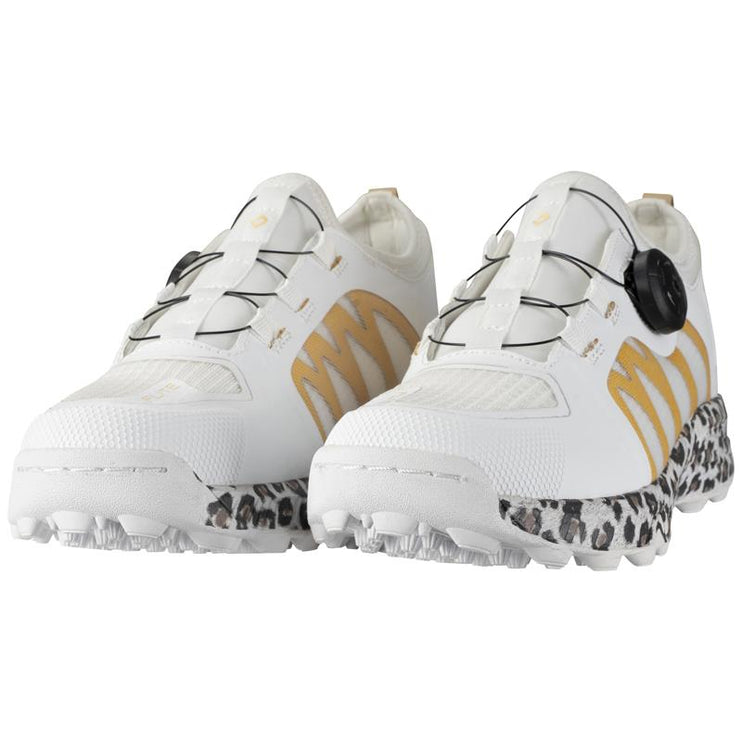 Brabo Elite Wh/Gold/Leo QuickLock Junior Hockey Shoes 2026/2027