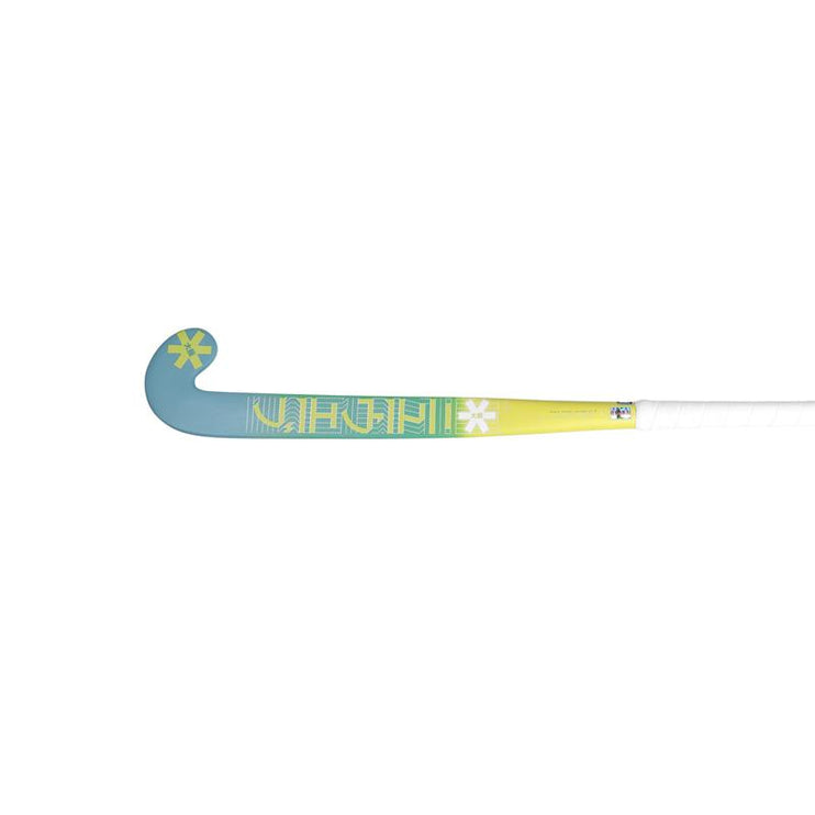 Osaka Mid Bow GF Hockey Stick Retro Blue-Shadow Lime Gradient 2025