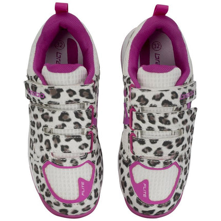 Brabo Force Velcro Junior Hockey Shoes Leopard/Pink 2026/2027