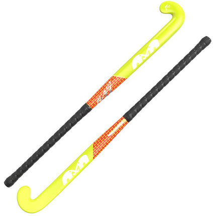 TK F6 Control Bow Hockey Stick Neon Yellow/Coral 2025