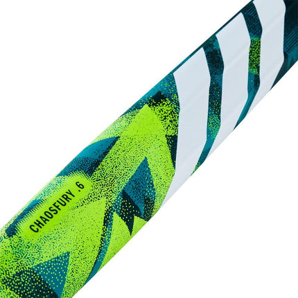 Adidas Chaosfury .6 Hockey Stick Teal/Lemon 2025