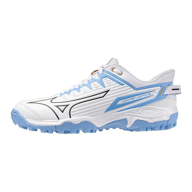 Mizuno Wave Lynx 2 Hockey Shoes White/Celeste SS26