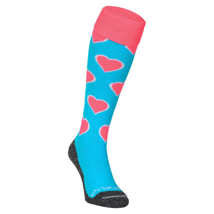 Brabo Socks Hearts Aqua/Pink