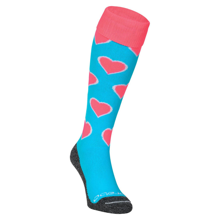 Brabo Socks Hearts Aqua/Pink