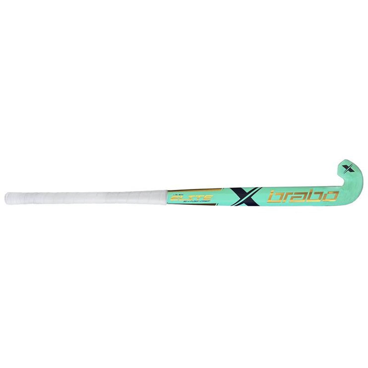 Brabo Elite X 50 LTD LB Celeste/Gold Hockey Stick 2026/2027
