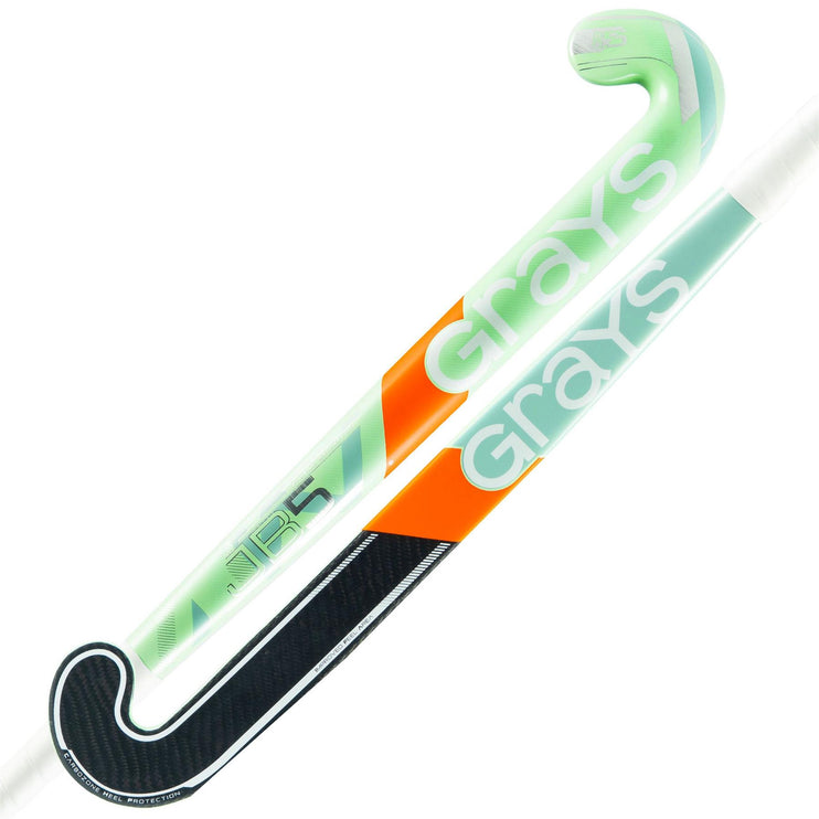 Grays JB 5 Junior 2026/27 Hockey Stick - Mint Graphene-infused Jumbow junior stick