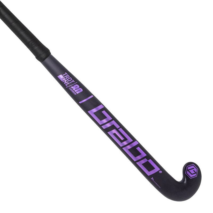 Brabo Traditional Carbon 80 CC Purple Hockey Stick 2023