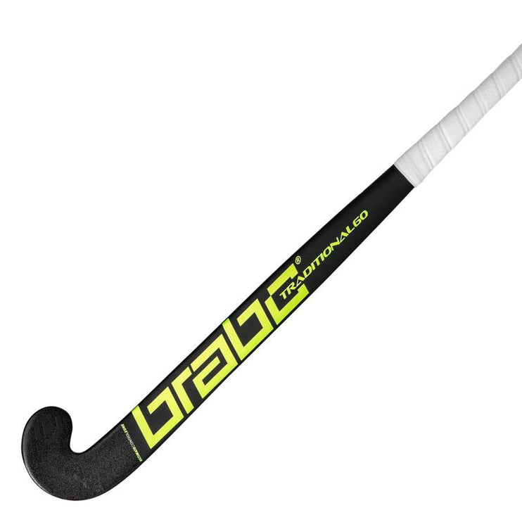 Brabo Traditional Carbon 60 LB Hockey Stick Black/Neon 2024