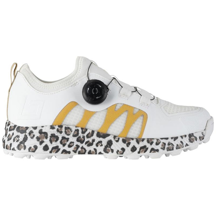 Brabo Elite Wh/Gold/Leo QuickLock Junior Hockey Shoes 2026/2027