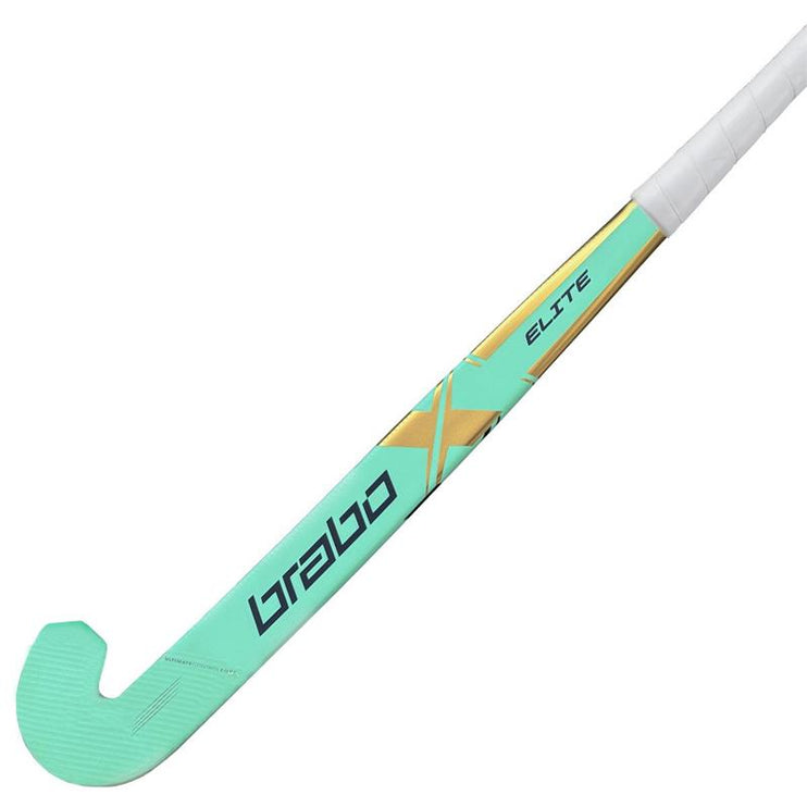Brabo Elite X 80 LTD LB Celeste/Gold Hockey Stick 2026/2027