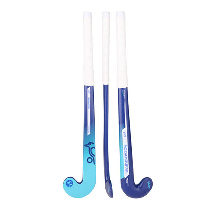 Kookaburra Neon Blue Junior Wooden Hockey Stick 2025