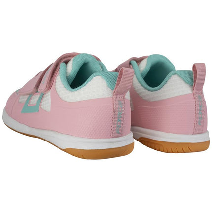 Brabo Force Velcro Junior Indoor Hockey Shoes Pink/Aqua 2026/2027