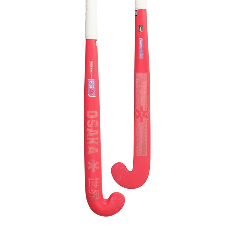 Osaka Vision WG Grow Bow Radiant Red Junior Hockey Stick 2023