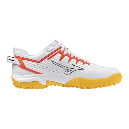Mizuno Wave Lynx 2 Hockey Shoes White/Fiery Coral 2/Citrus 2025