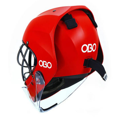 OBO ABS Helmet + Throat Protector - Red